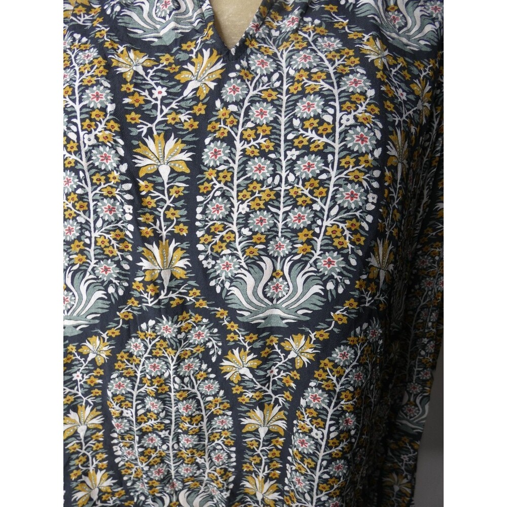 Spartina 449 Women's M Floral Blouse Multicolor Top - Picture 3 of 10